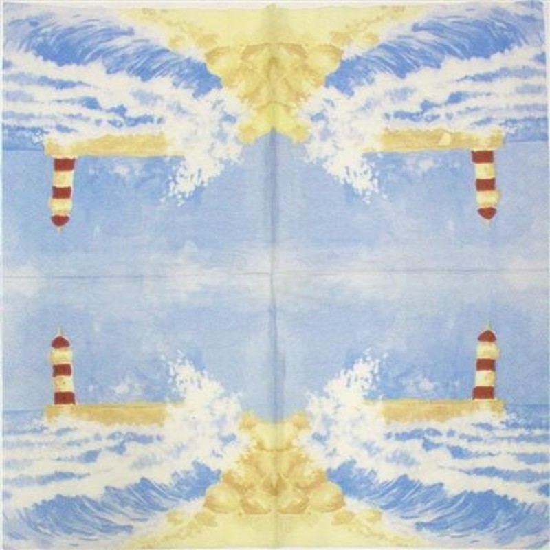 Tovagliolo "Mare in burrasca"