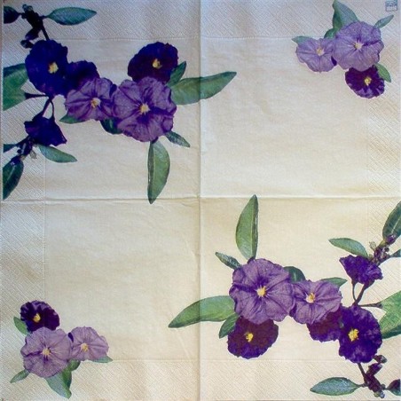 Tovagliolo "Fiore blu"