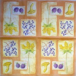 Tovagliolo "Bacche d'autunno"