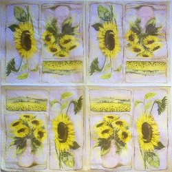 Tovagliolo "Mazzo di girasoli"