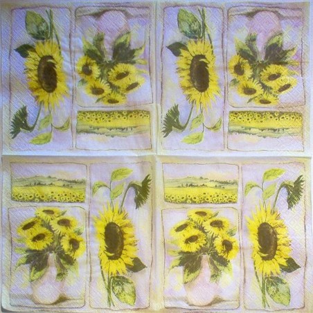 Tovagliolo "Mazzo di girasoli"
