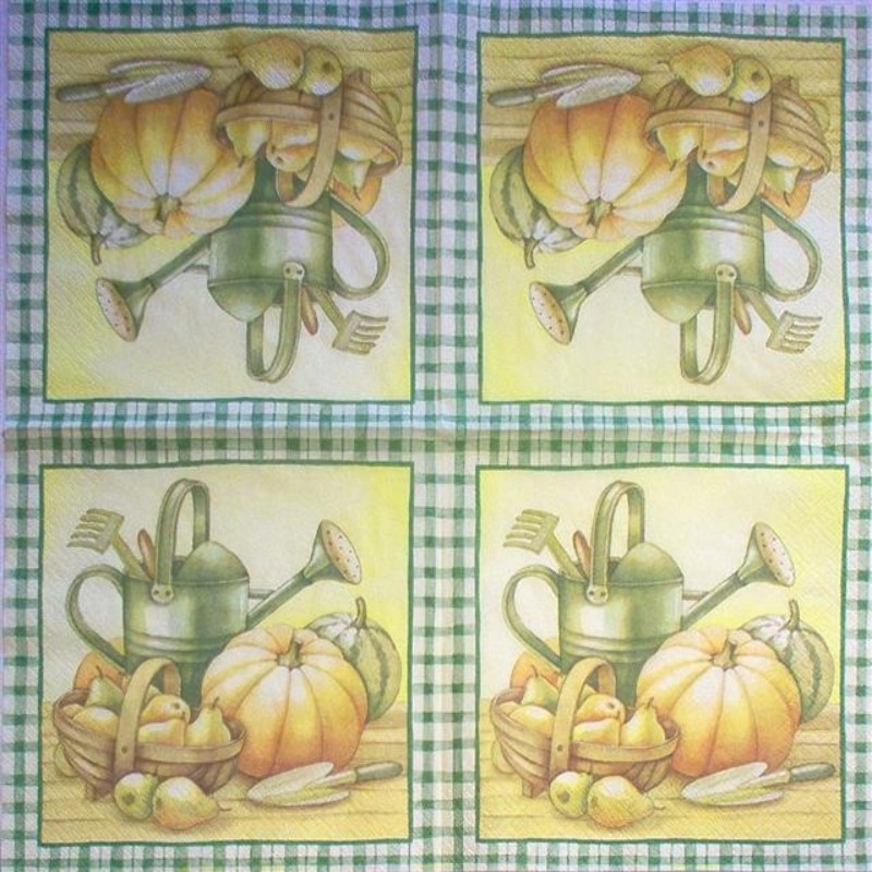 Tovagliolo "Raccolta in giardino"