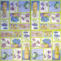 Tovagliolo "Fiori viola"