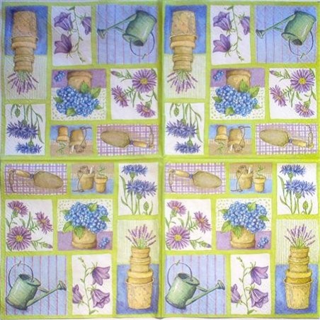 Tovagliolo "Fiori viola"