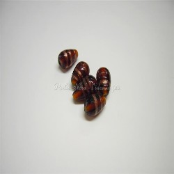 Perla a goccia riga oro