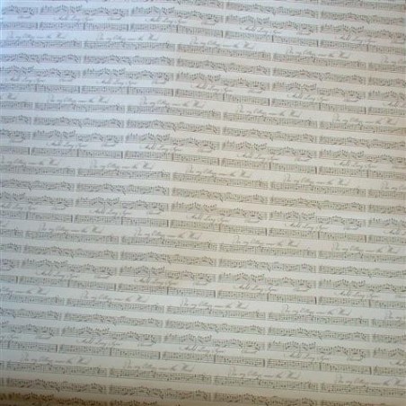 Carta decoupage "Musica"