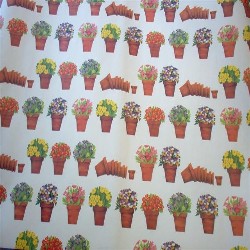 Carta decoupage "Vasi di fiori"