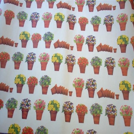 Carta decoupage "Vasi di fiori"