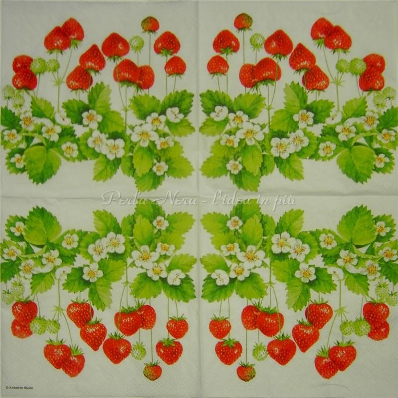 Tovagliolo "Fragole"