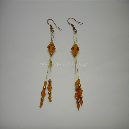 Orecchini doppio filo