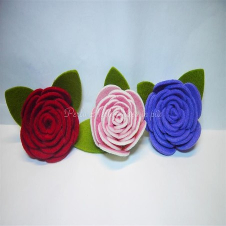 Rose grandi feltro