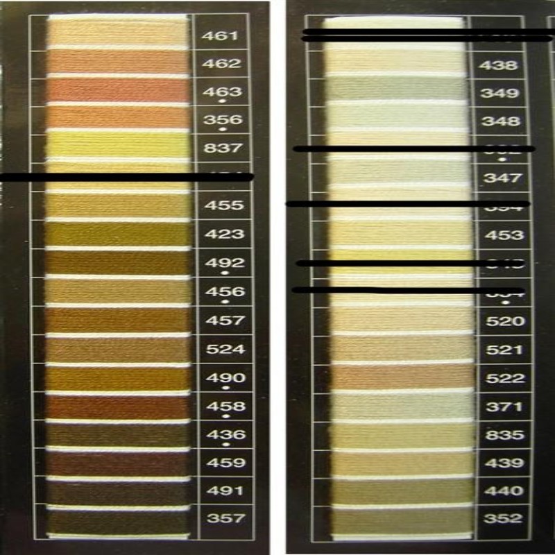 Filo mouline' toni marrone