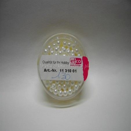 Perline bianche 4 mm