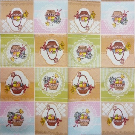 Tovagliolo "Cestini pasquali"