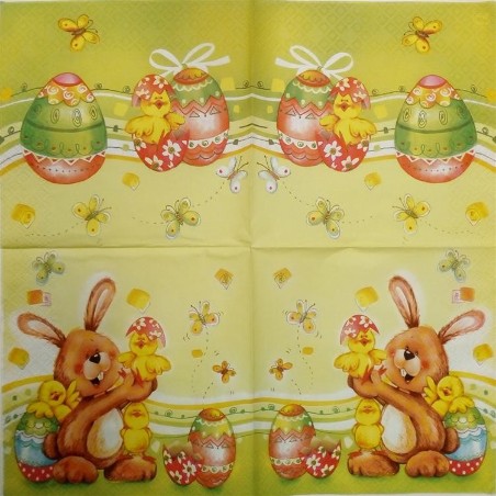 Tovagliolo "Coniglio pasquale"