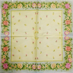 Tovagliolo "Cornice di fiori"