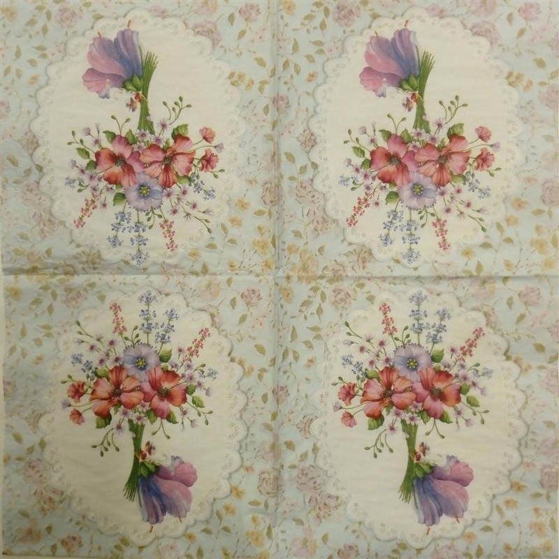 Tovagliolo "Bouquet di fiori"