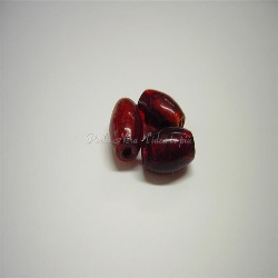 Lotto perle di vetro rosso 48 pz