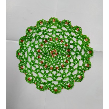 Centrino decorativo in perline 16 cm