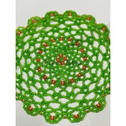 Centrino decorativo in perline 16 cm