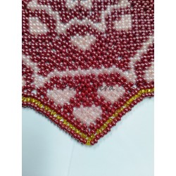 Centrino decorativo in perline 18 cm