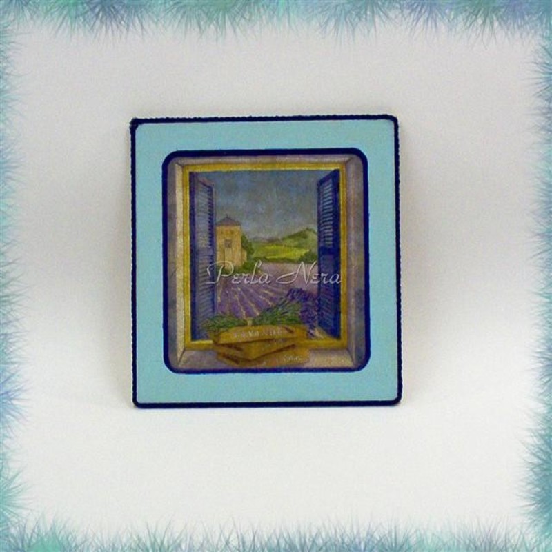 Cornice con decoupage