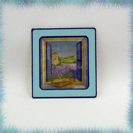 Cornice con decoupage