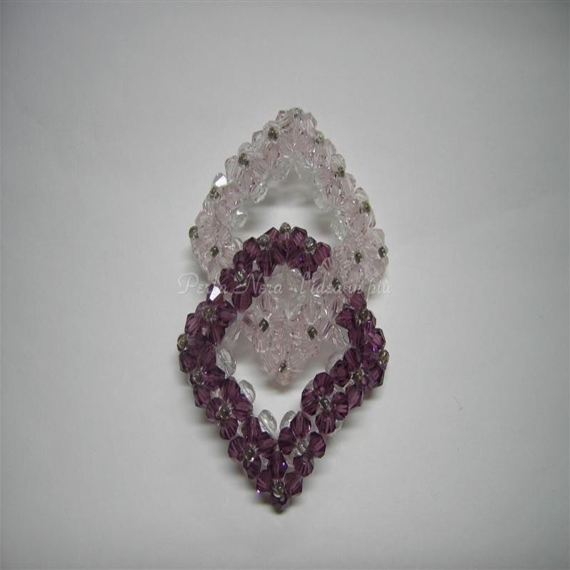 Ciondolo doppio quadrato