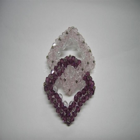 Ciondolo doppio quadrato