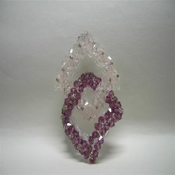 Ciondolo doppio quadrato