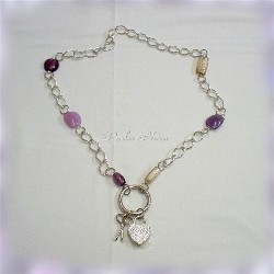 Collana con lucchetto