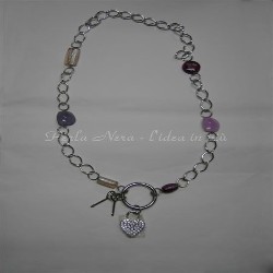 Collana con lucchetto