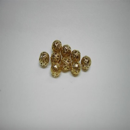 Pallina tonda traforata 6 mm