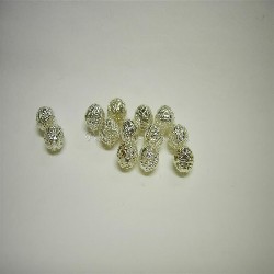 Pallina tonda traforata 6 mm